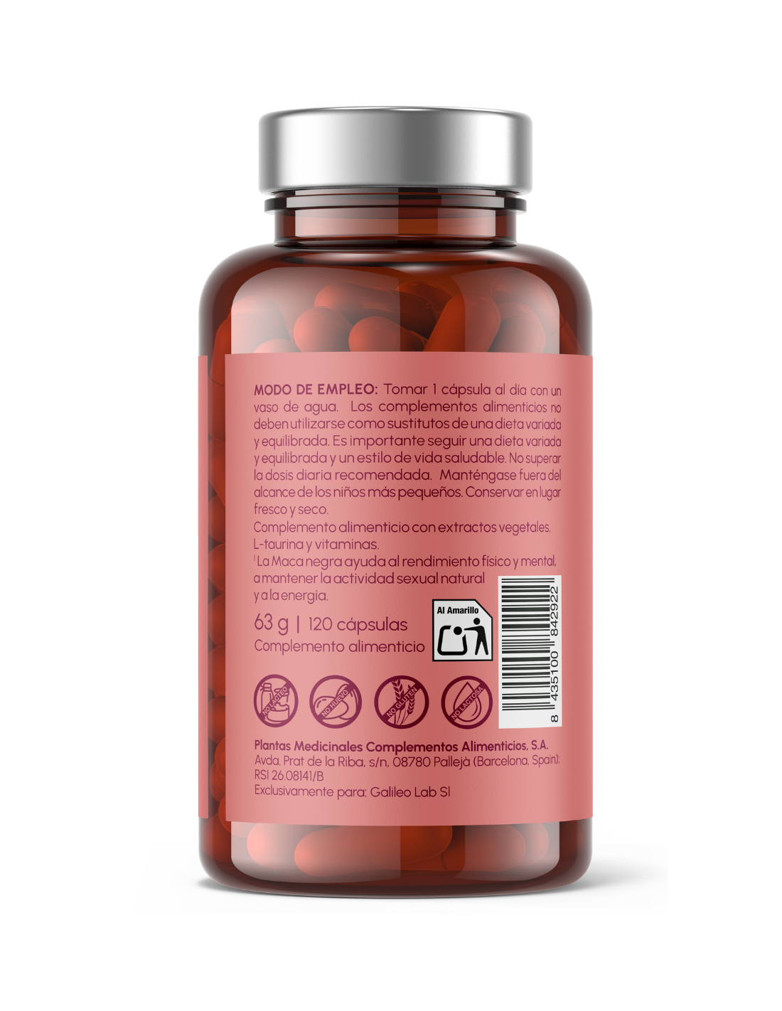 Maca + Taurina - Vitalidad corporal y sexual