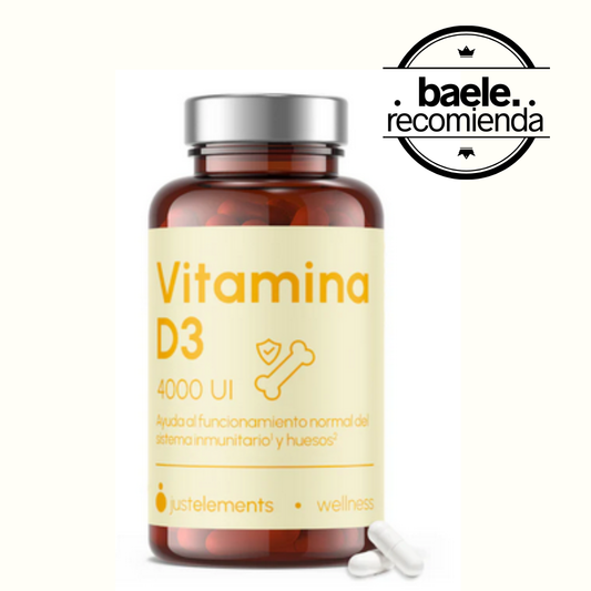 Vitamina D3 4000 UI - Apoyo nutricional para la salud ósea en etapas hormonales.