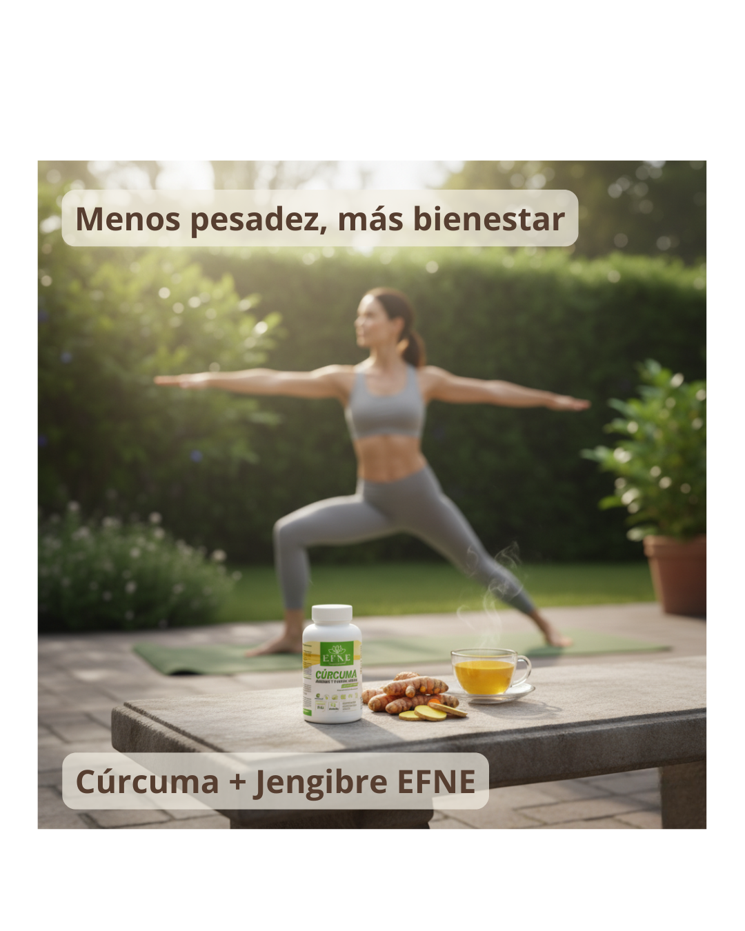 Cúrcuma + Jengibre + Pimienta Negra EFNE — antiinflamatorio