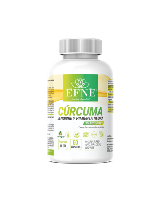 Cúrcuma + Jengibre + Pimienta Negra EFNE — antiinflamatorio