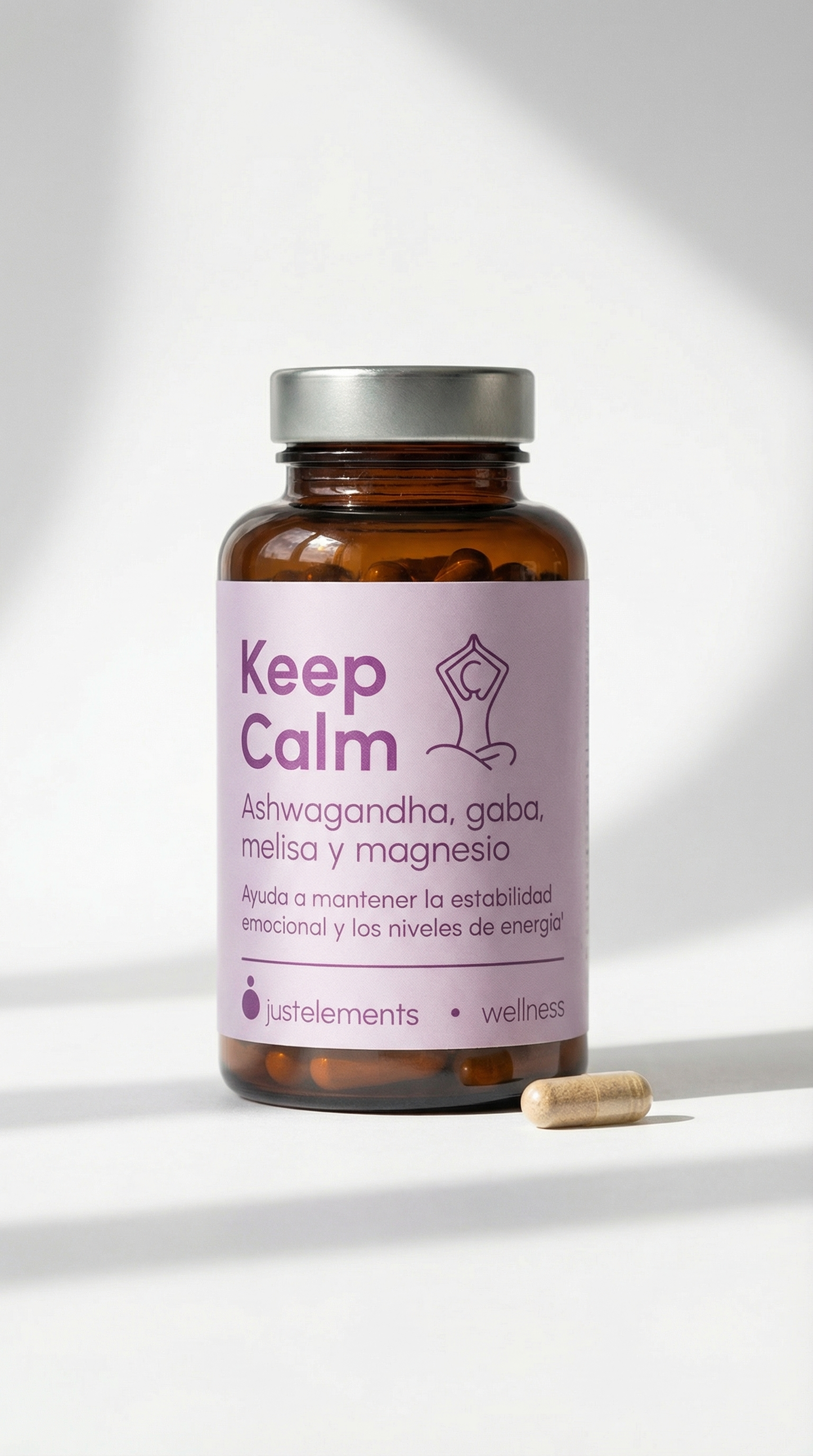 Keep Calm Ashwagandha 120 Comprimidos - Ashwagandha, melisa y magnesio