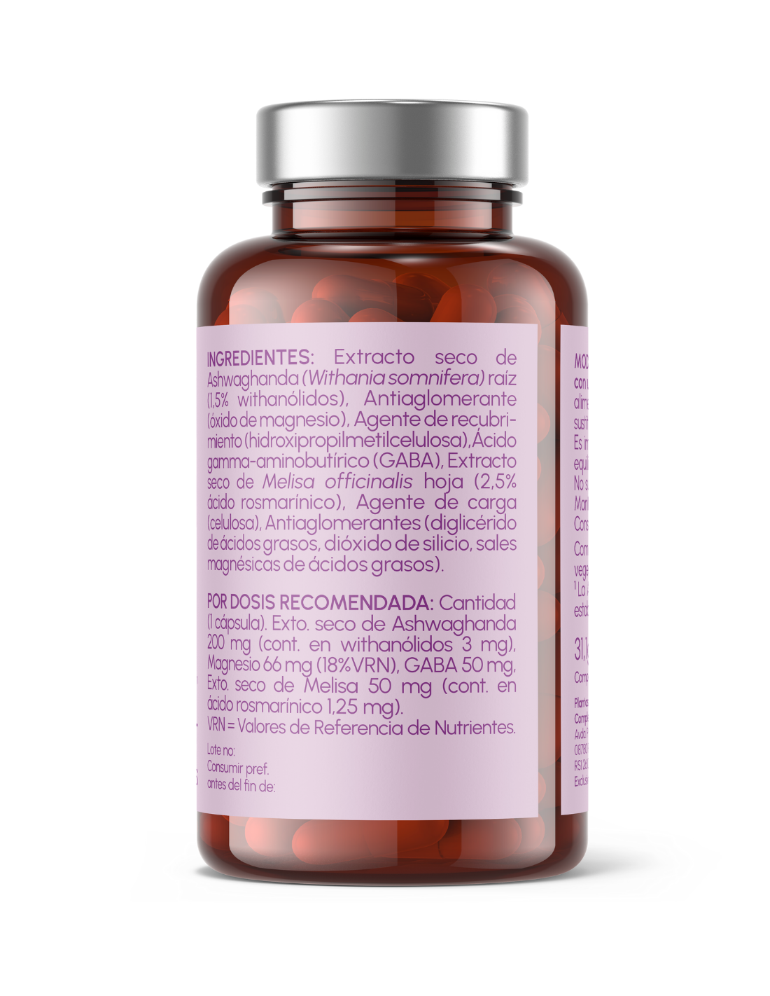 Keep Calm Ashwagandha 120 Comprimidos - Ashwagandha, melisa y magnesio