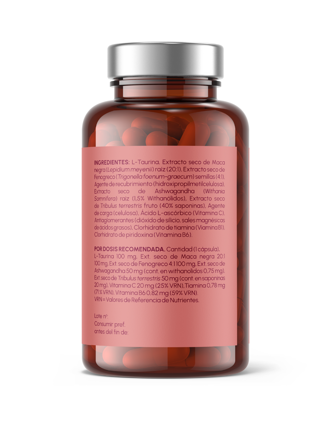 Maca + Taurina - Vitalidad corporal y sexual